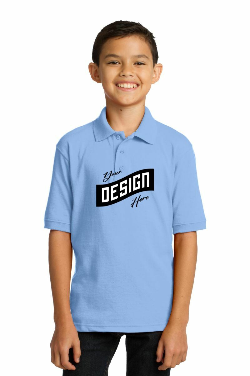 Port & Company ® Youth Core Blend Jersey Knit Polo