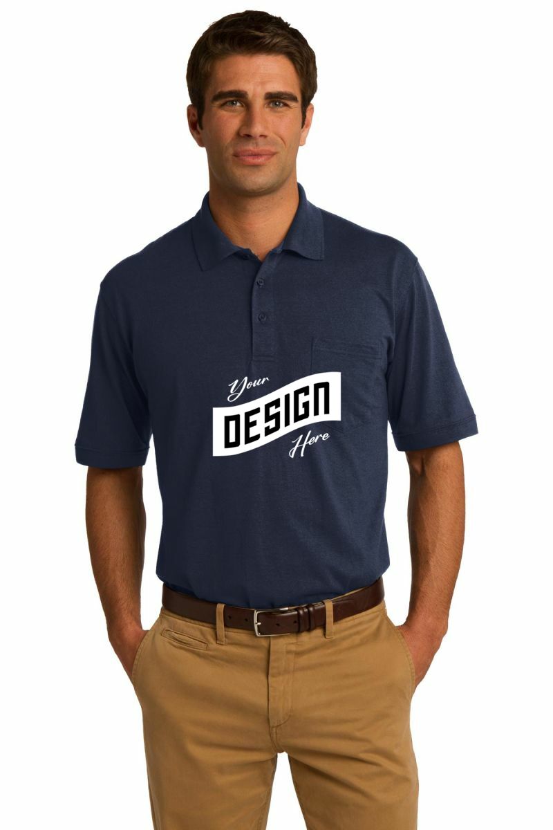 Port & Company ® Core Blend Jersey Knit Pocket Polo