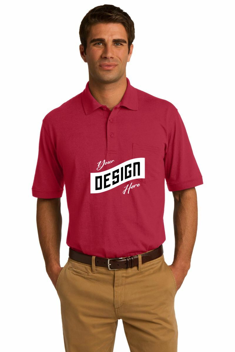 Port & Company ® Core Blend Jersey Knit Pocket Polo