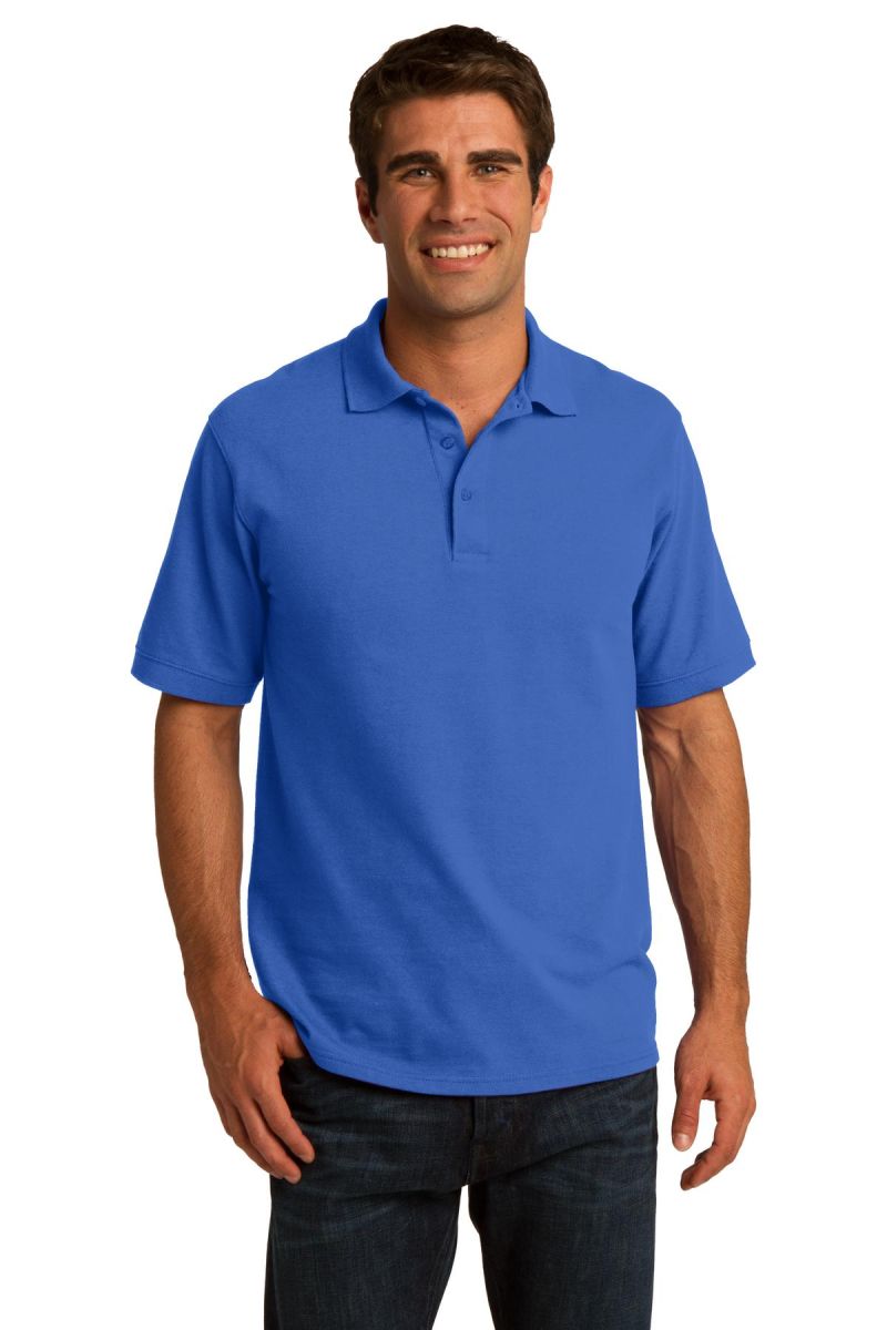 Port & Co   Core Blend Pique Polo