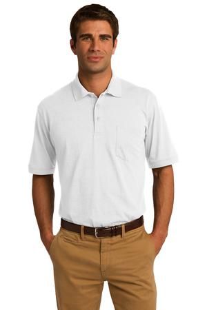 Port & Co   Core Blend Jersey Knit Pocket Polo