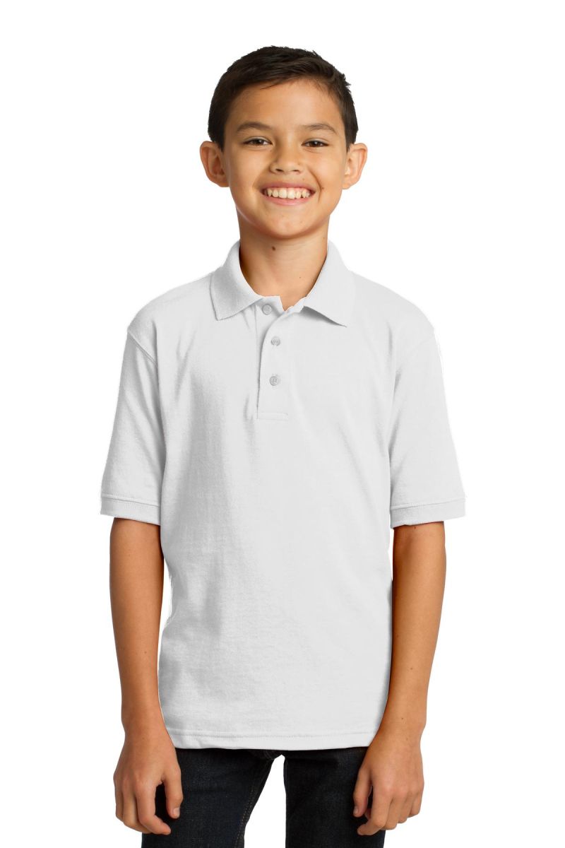 Port & Co ™  Youth Core Blend Jersey Knit Polo