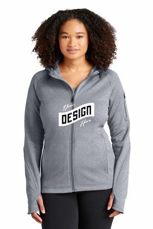 Sport-Tek ® Women's Tech Fleece Full-Zip Hooded Jacket