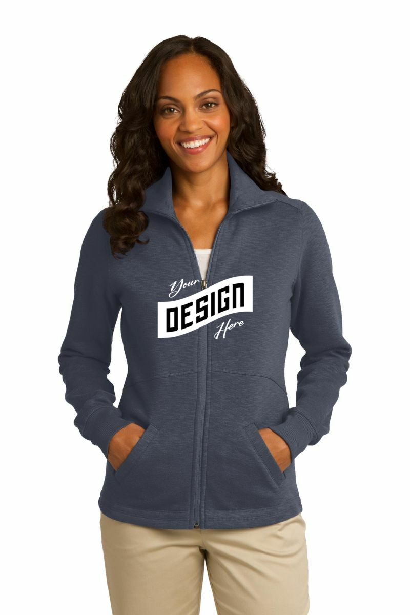 Port Authority ®  Women's Slub Fleece Full-Zip Jacket