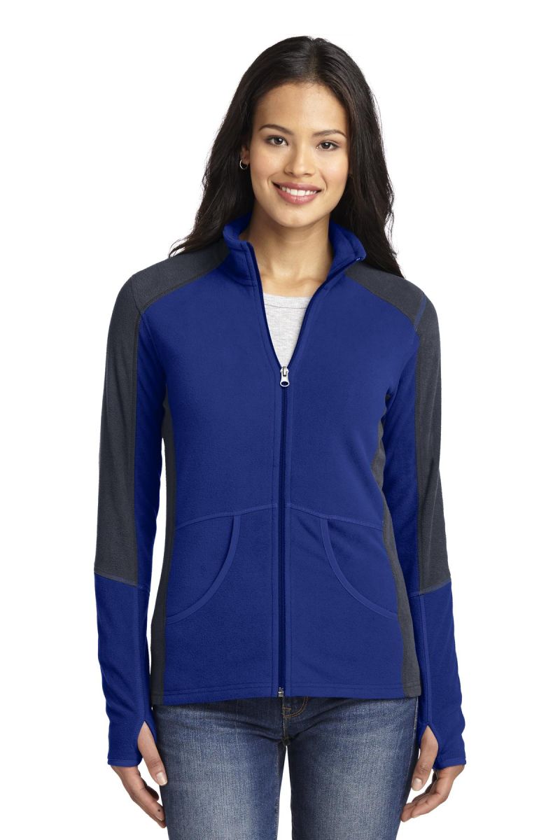  DISCONTINUED  Port Authority ®  Women's Colorblock Microfleece Jacket