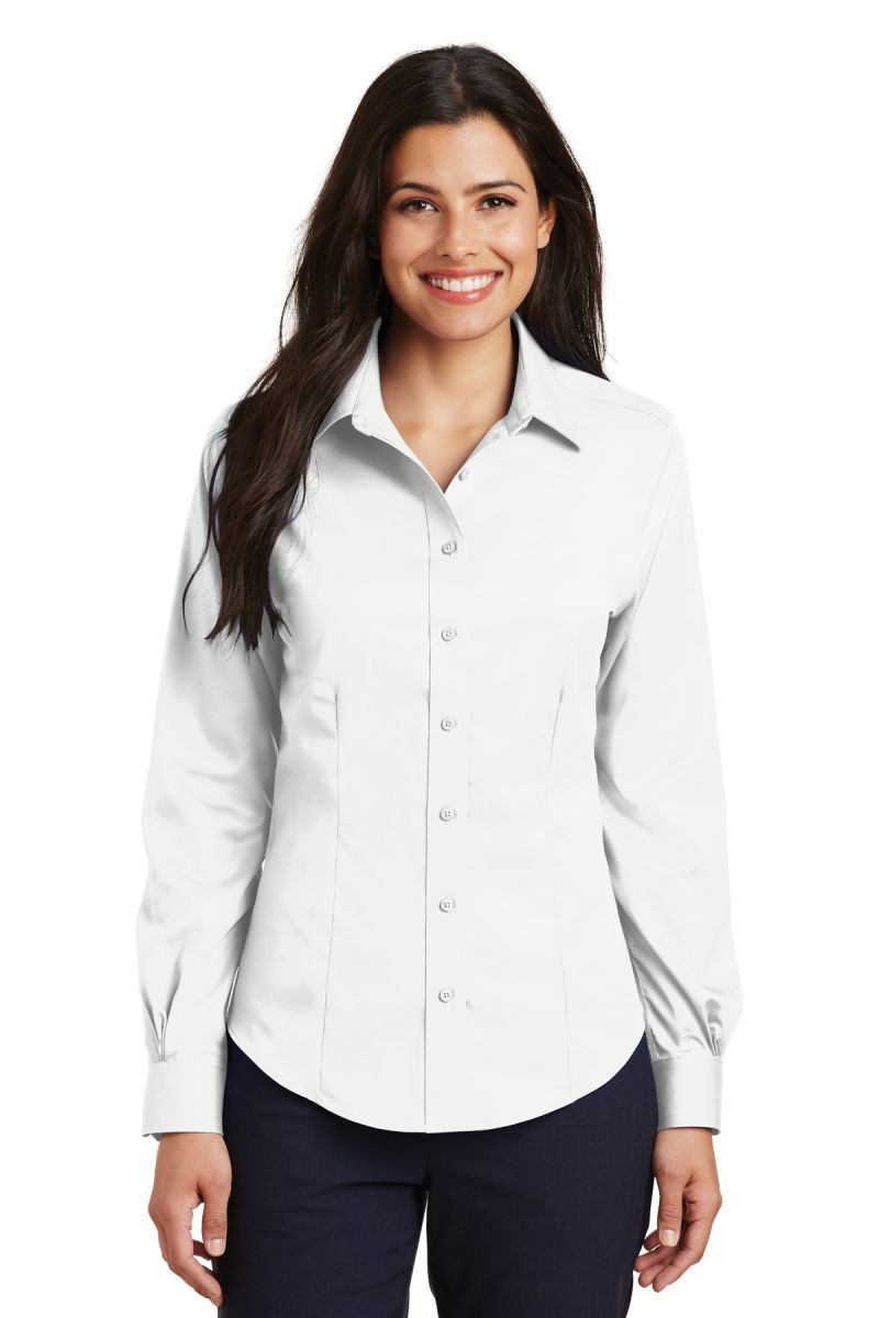 Port Authority ®  Ladies Non-Iron Twill Shirt