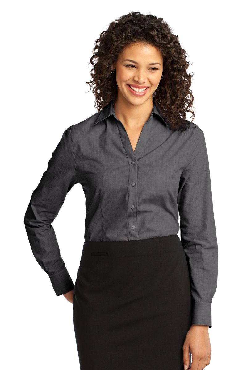 Port Authority ®  Women's Crosshatch Easy Care Shirt
