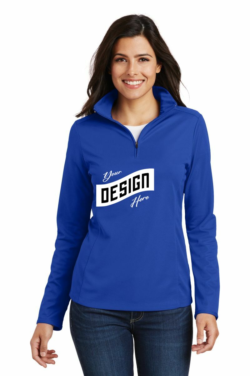 Port Authority ®  Women's Pinpoint Mesh 1/2-Zip 