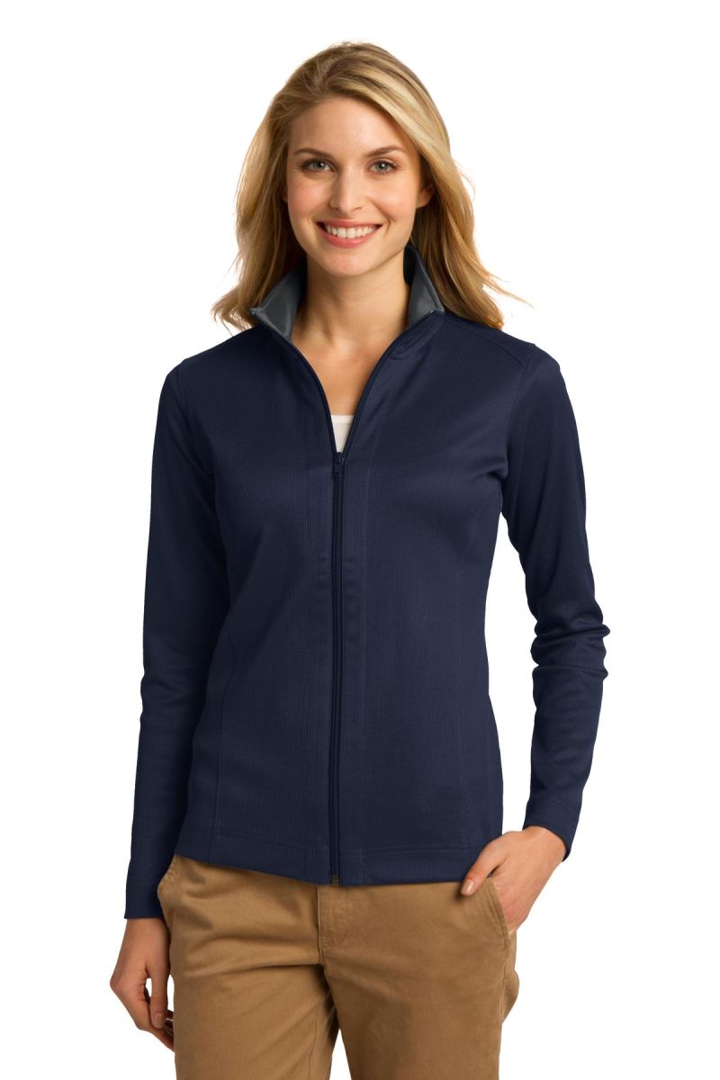 Port Authority ®  Women's Vertical Texture Full-Zip Jacket