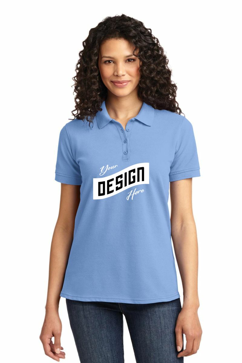 Port & Co   Women's Core Blend Pique Polo