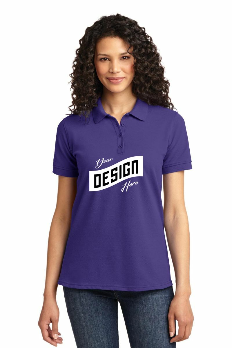 Port & Co   Women's Core Blend Pique Polo