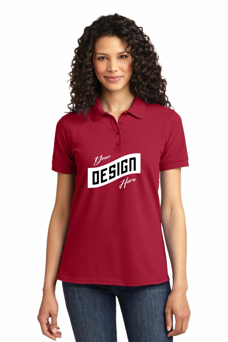 Port & Co   Women's Core Blend Pique Polo