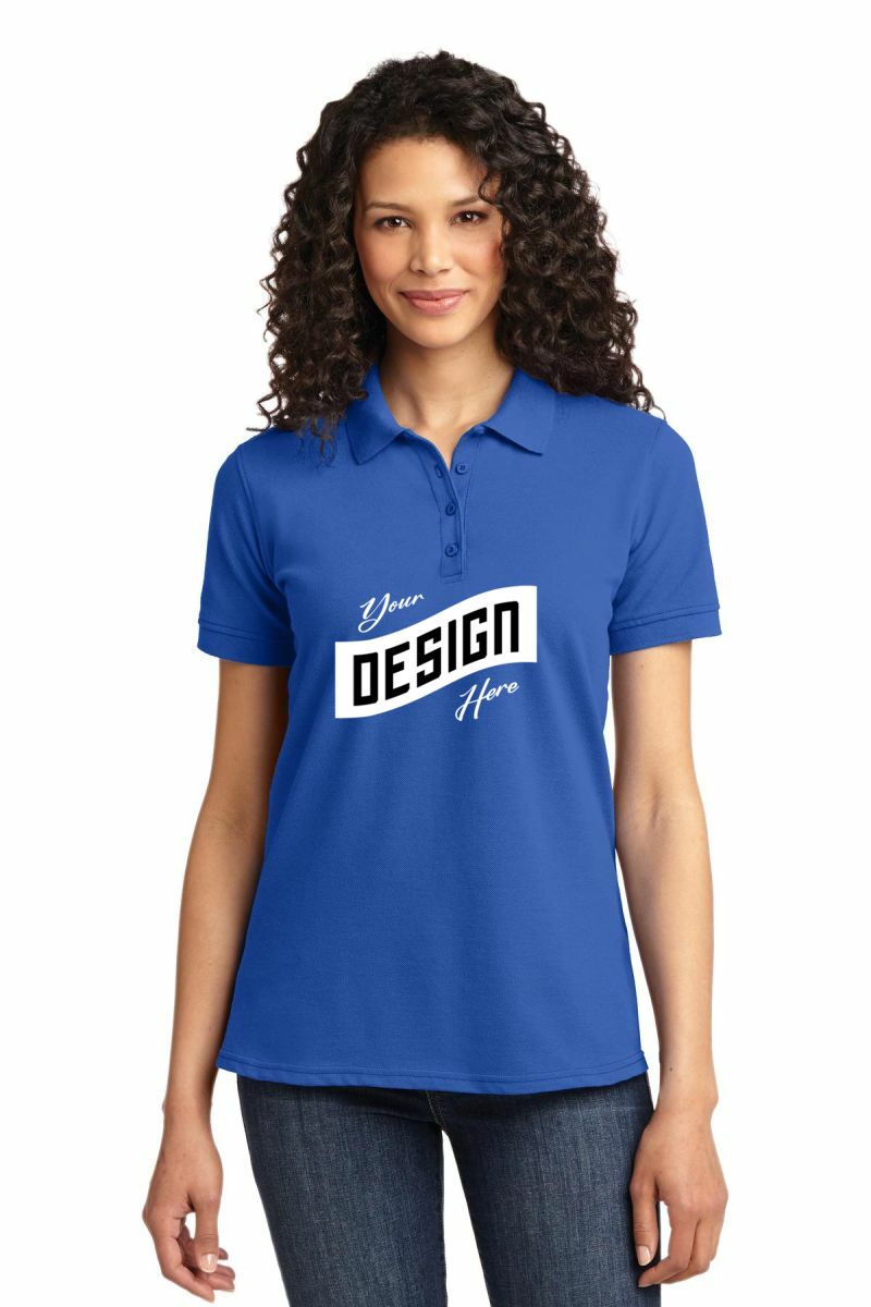 Port & Co   Women's Core Blend Pique Polo