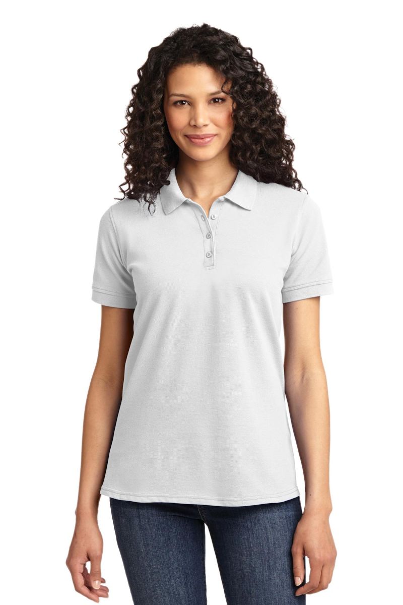 Port & Co   Women's Core Blend Pique Polo