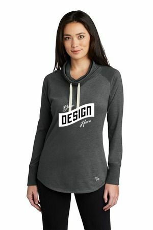 New Era ® Women's Sueded Cotton Blend Cowl Tee LNEA123