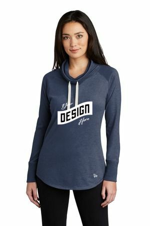 New Era ® Women's Sueded Cotton Blend Cowl Tee LNEA123