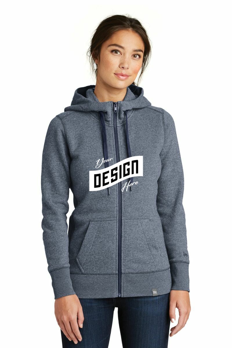 New Era  ®  Women's French Terry Full-Zip Hoodie