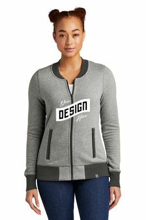 New Era ®  Women's French Terry Baseball Full-Zip