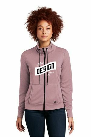 New Era ®  Women's Performance Terry Full-Zip Cowl LNEA530