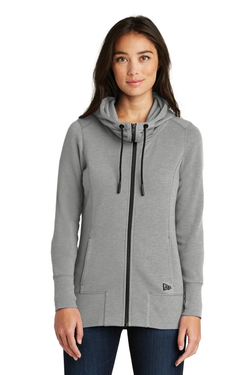 New Era  ®  Women's Tri-Blend Fleece Full-Zip Hoodie