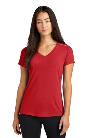  DISCONTINUED  OGIO  ®  Women's Peak V-Neck Tee