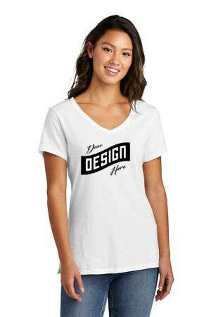 Port & Company ® Women's Beach Wash ® Garment-Dyed V-Neck Tee LPC099V