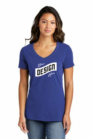 Port & Company ® Women's Beach Wash ® Garment-Dyed V-Neck Tee LPC099V