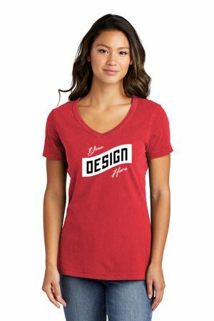 Port & Company ® Women's Beach Wash ® Garment-Dyed V-Neck Tee LPC099V