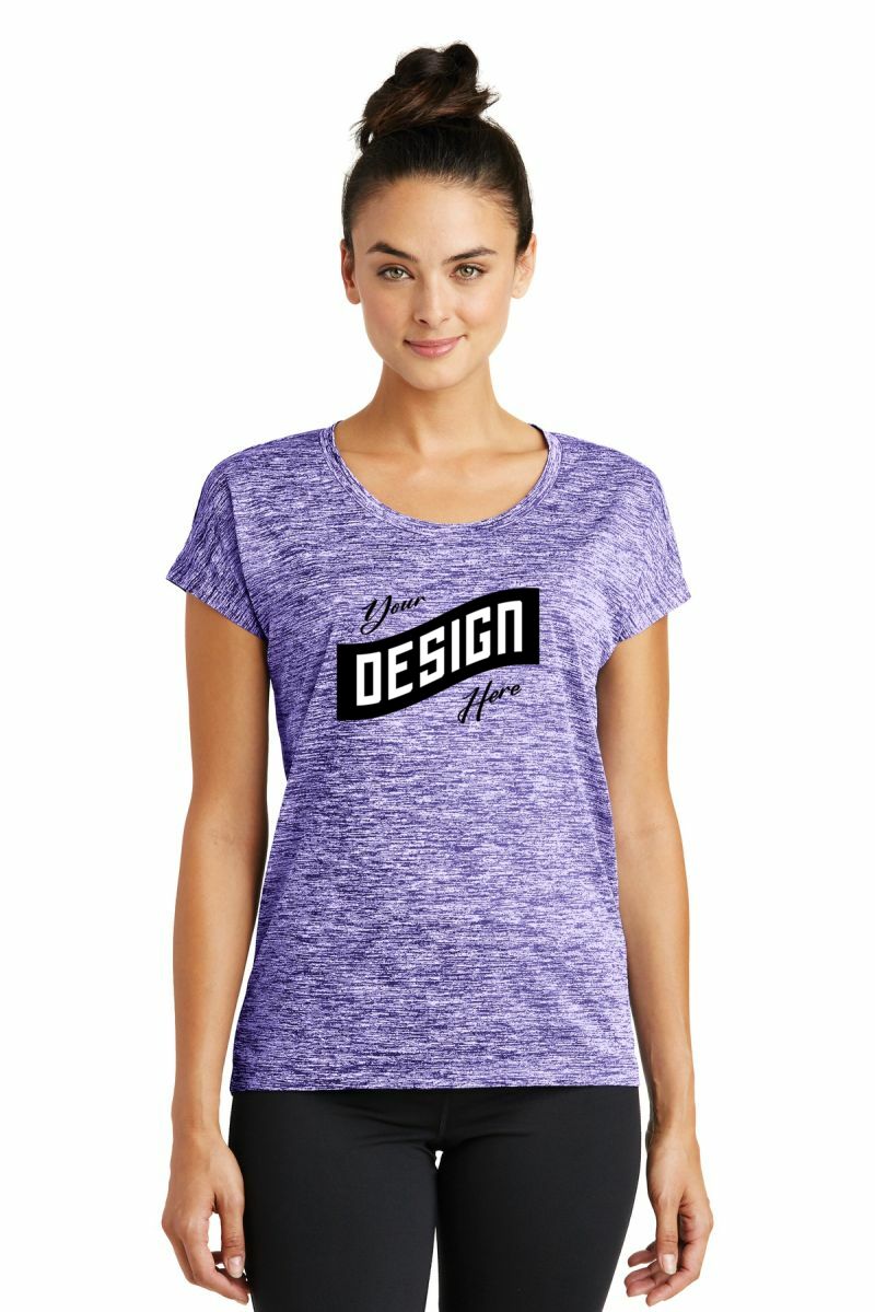 Sport-Tek ® Women's PosiCharge ® Electric Heather Sporty Tee