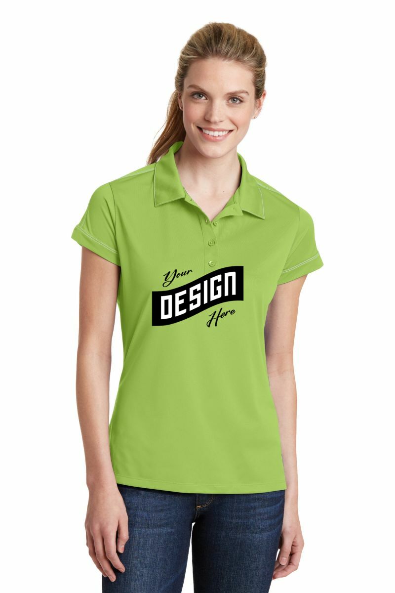 Sport-Tek ® Women's Contrast Stitch Micropique Sport-Wick® Polo