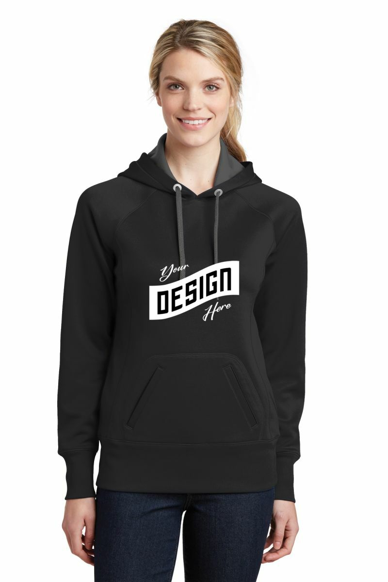  DISCONTINUED  Sport-Tek ®  Ladies Tech Fleece Hooded Sweatshirt