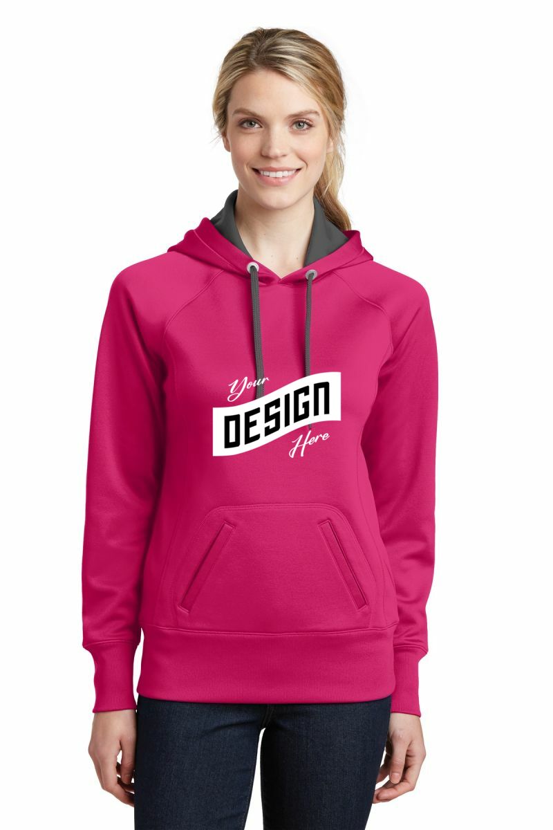  DISCONTINUED  Sport-Tek ®  Ladies Tech Fleece Hooded Sweatshirt