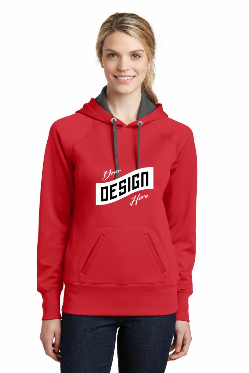  DISCONTINUED  Sport-Tek ®  Ladies Tech Fleece Hooded Sweatshirt