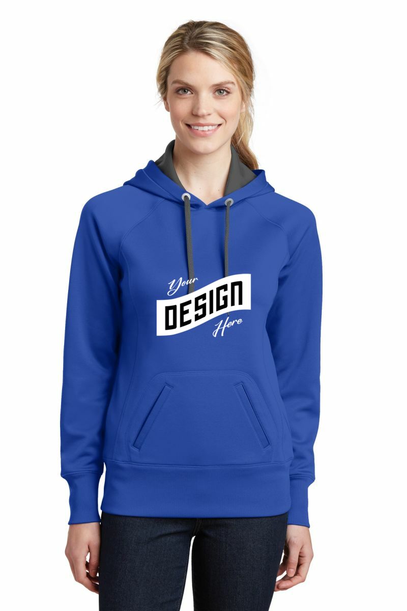  DISCONTINUED  Sport-Tek ®  Ladies Tech Fleece Hooded Sweatshirt