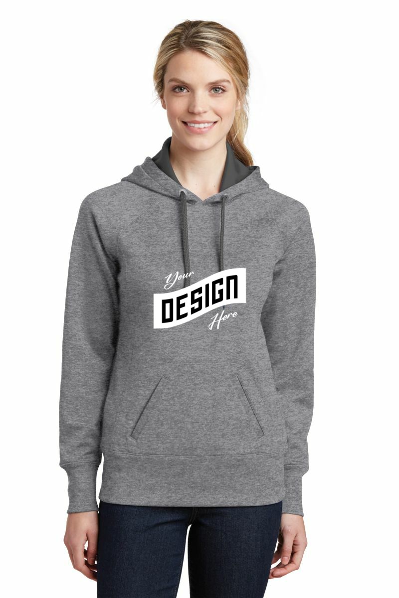  DISCONTINUED  Sport-Tek ®  Ladies Tech Fleece Hooded Sweatshirt