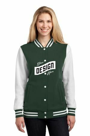  DISCONTINUED  Sport-Tek ®  Ladies Fleece Letterman Jacket