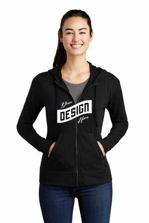Sport-Tek ® Women's PosiCharge ® Tri-Blend Wicking Fleece Full-Zip Hooded Jacket LST293