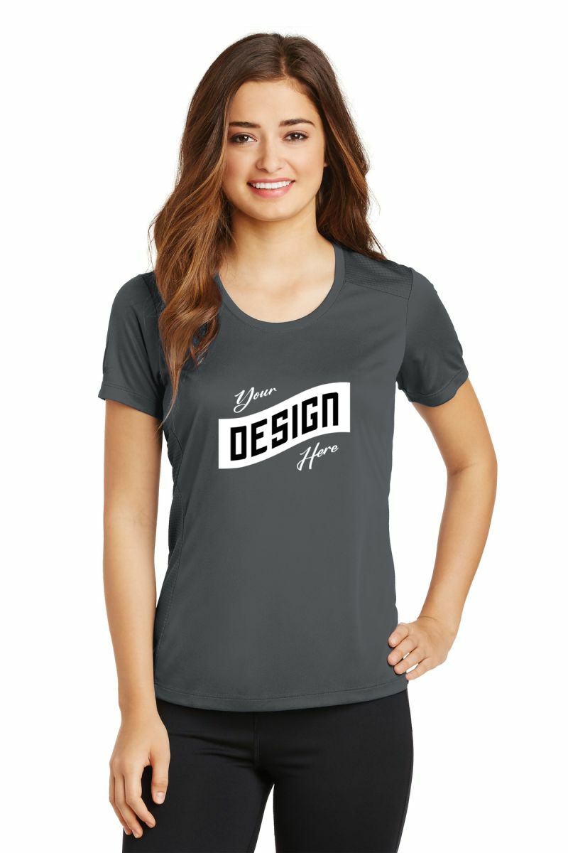 Sport-Tek ® Ladies PosiCharge ® Elevate Scoop Neck Tee