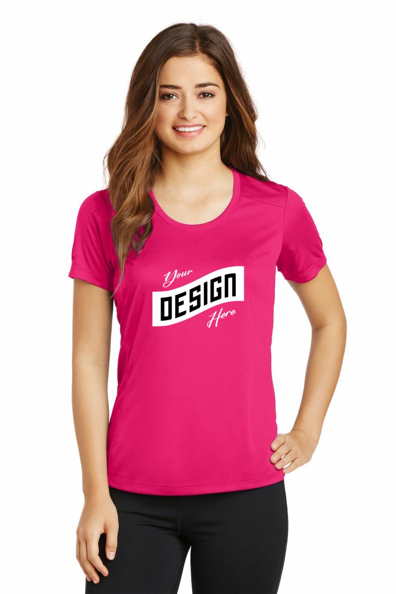 Sport-Tek ® Ladies PosiCharge ® Elevate Scoop Neck Tee
