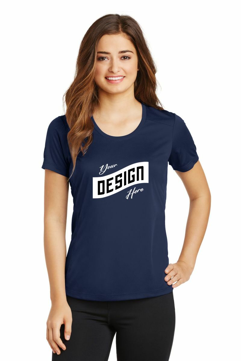 Sport-Tek ® Ladies PosiCharge ® Elevate Scoop Neck Tee