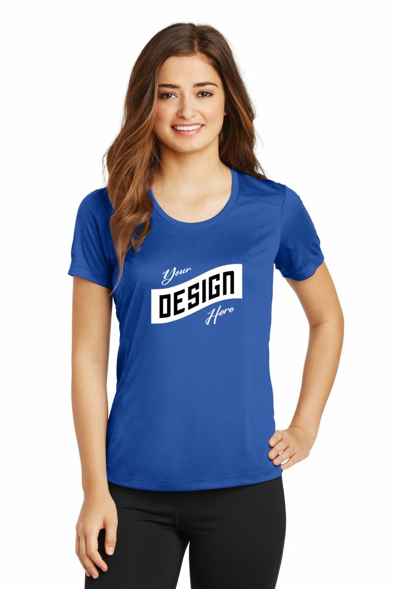 Sport-Tek ® Ladies PosiCharge ® Elevate Scoop Neck Tee