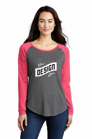 Sport-Tek ® Women's PosiCharge ® Long Sleeve Tri-Blend Wicking Scoop Neck Raglan Tee LST400LS