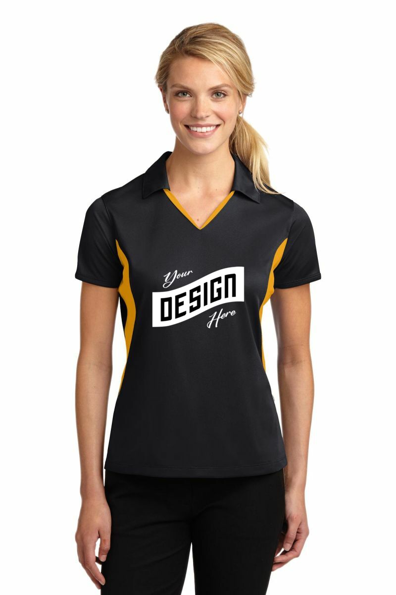 Sport-Tek ® Women's Side Blocked Micropique Sport-Wick ® Polo