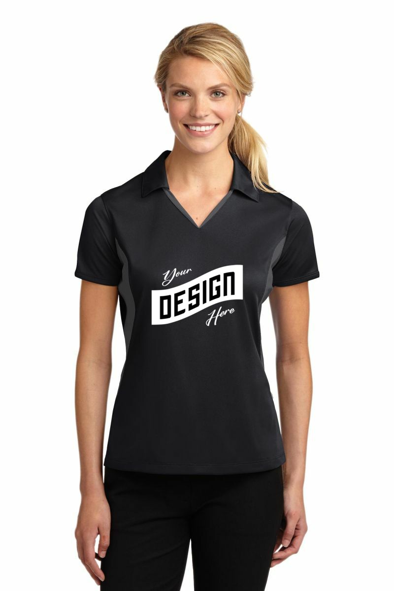 Sport-Tek ® Women's Side Blocked Micropique Sport-Wick ® Polo