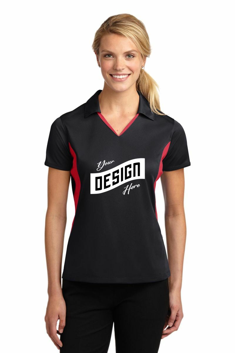 Sport-Tek ® Women's Side Blocked Micropique Sport-Wick ® Polo