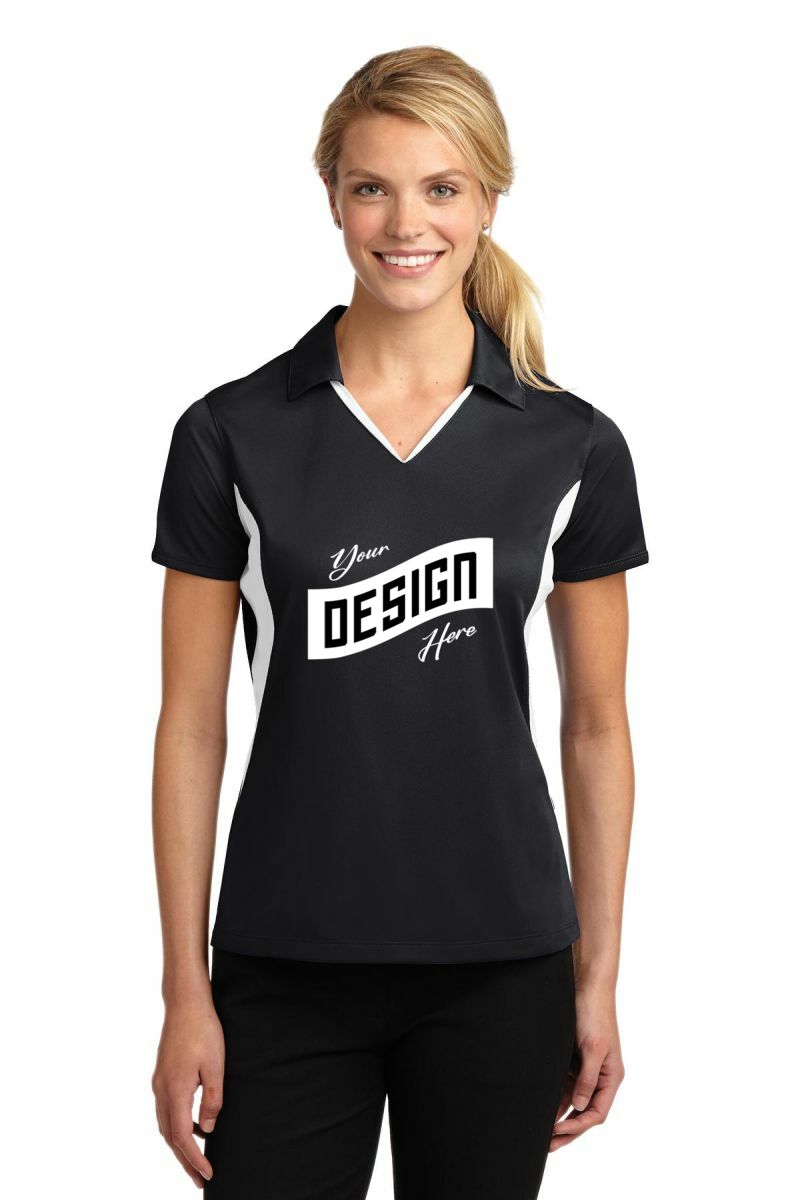 Sport-Tek ® Women's Side Blocked Micropique Sport-Wick ® Polo
