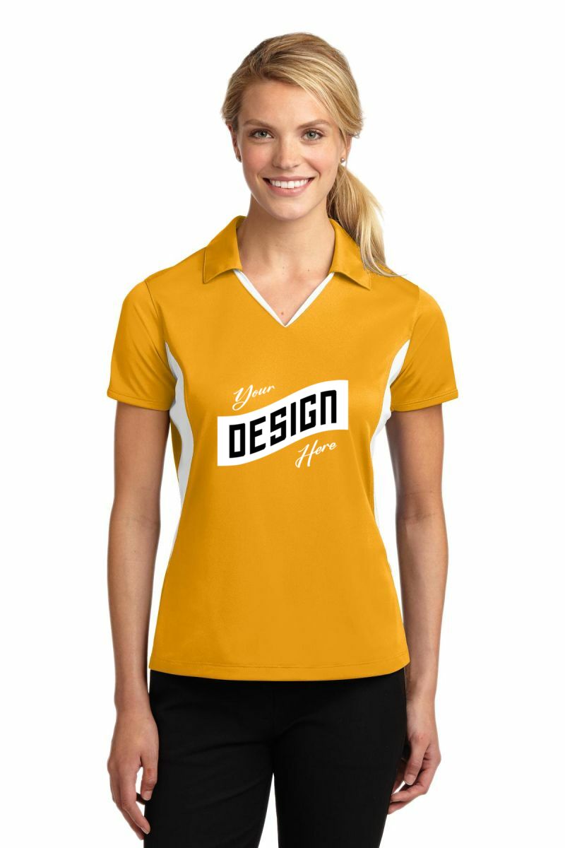 Sport-Tek ® Women's Side Blocked Micropique Sport-Wick ® Polo