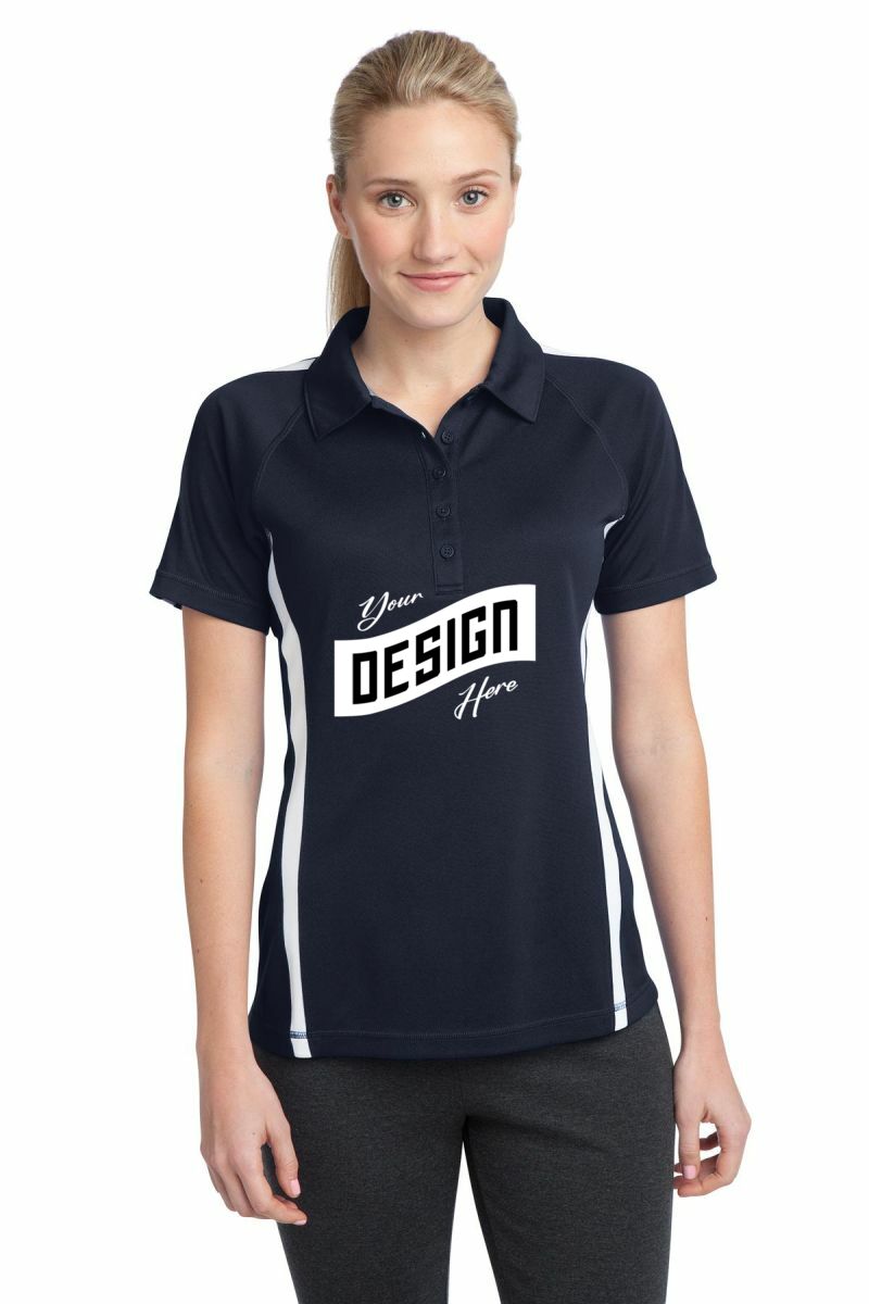 Sport-Tek ® Women's PosiCharge ® Micro-Mesh Colorblock Polo