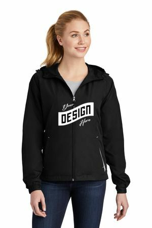 Sport-Tek ® Women's Colorblock Hooded Raglan Jacket