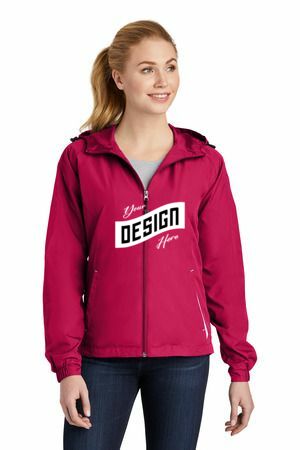 Sport-Tek ® Women's Colorblock Hooded Raglan Jacket